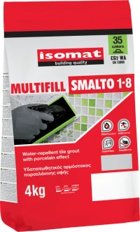 Isomat Multifill Smalto 1-8 4kg Γκρι