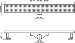 Tema Dolu 93768 Κανάλι Ντουζιέρας 80cm