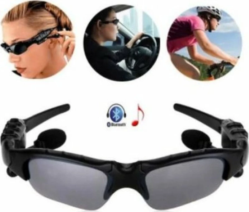 Andowl Sunglasses Bluetooth Headphones Μαύρο