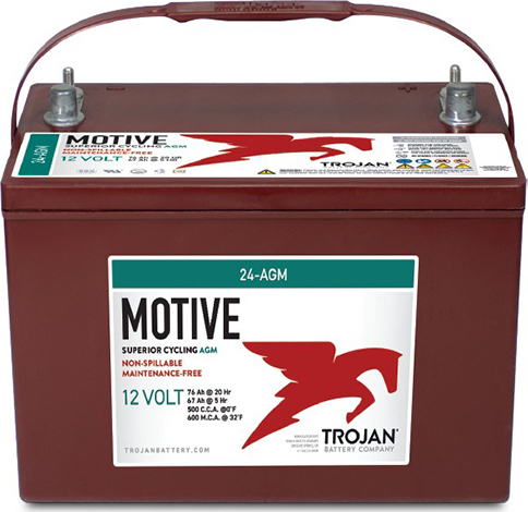 Μπαταρία Trojan 24-AGM 12V 76Ah
