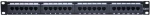 Goobay Patch Panel Cat.6 UTP για 19" Rack με 24 Ports Μαύρο