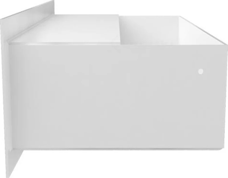 Kratki LUFT/9/40/45S/B Περσίδα Τζακιού Λευκή 9x40cm
