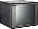 Safewell Επιτοίχια καμπίνα 19" 9U (54x60x45cm) Μαύρο