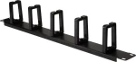 LogiLink Cable Management Bar 19" Μαύρο