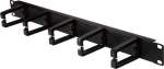 LogiLink Cable Management Bar 19" Μαύρο
