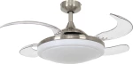 Fanaway Evora Ανεμιστήρας Οροφής με Φως Brushed Chrome