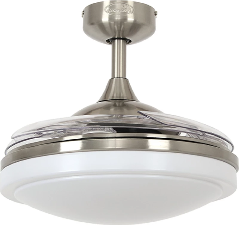 Fanaway Evora Ανεμιστήρας Οροφής με Φως Brushed Chrome