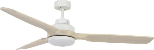 Lucci Air Shoalhaven Ανεμιστήρας Οροφής με Φως και Τηλεχειριστήριο White/White Wash