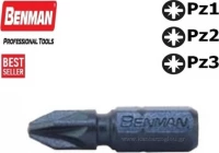 Benman Μύτη PZ 3x25mm 74128 1τμχ