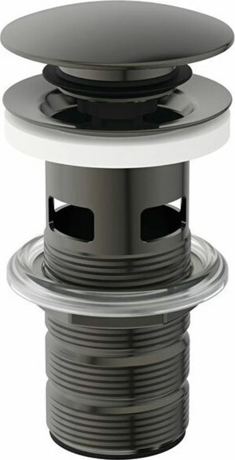Ideal Standard IDEALRAIN Βαλβίδα τύπου Clicker για νιπτήρες με υπερχείλιση E1482A5 magnetic grey