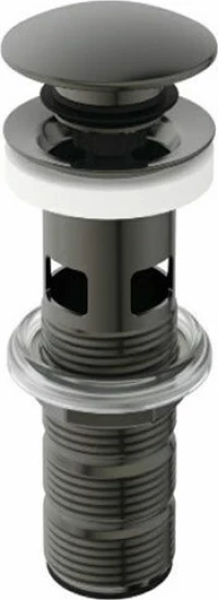 Ideal Standard Βαλβίδα τύπου Clicker (για νιπτήρες με υπερχείλιση) E1482XG Silk Black