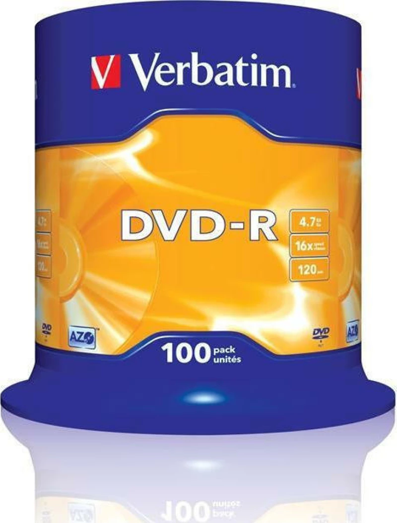 Verbatim DVD-R 4.7GB 100τμχ
