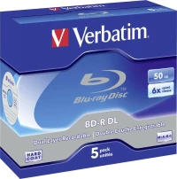 Verbatim BD-R Dual Layer 50GB 5τμχ