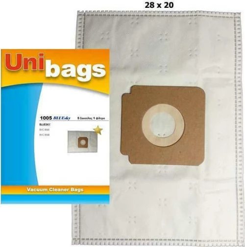 Unibags 1005 Σακούλες Σκούπας 5τμχ