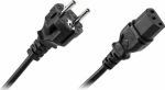 Schuko - IEC C13 Cable 1.2m Μαύρο (DM-2772-1.2)