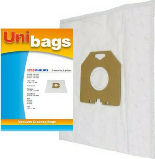 Unibags 1710 Σακούλες Σκούπας 5τμχ