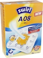 Swirl A08 Σακούλες Σκούπας 4τμχ