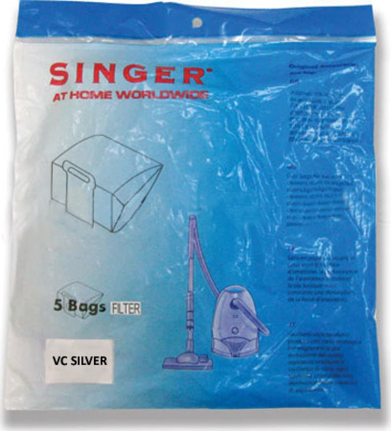 Singer VC SILVER 31 Σακούλες Σκούπας 5τμχ