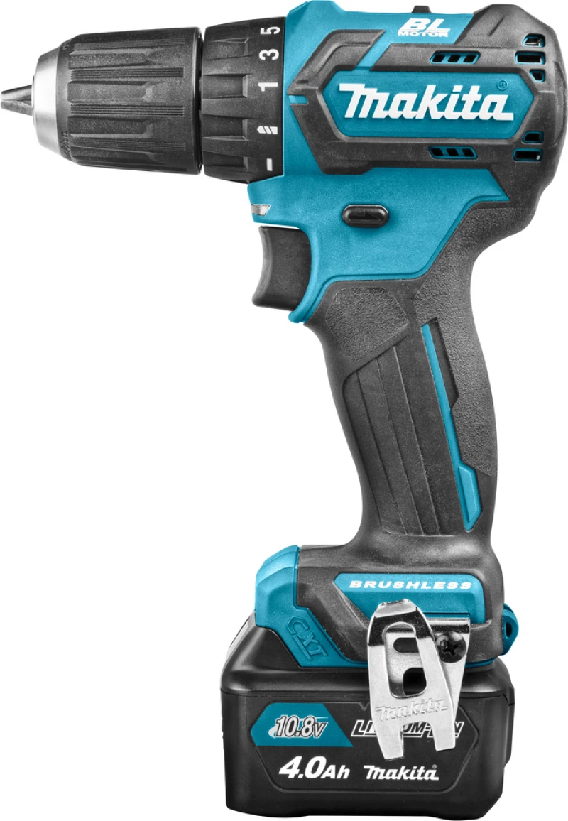 Makita DF332DSMJ Κρουστικό Δραπανοκατσάβιδο Μπαταρίας 10.8V 1x2Ah & 1x4Ah