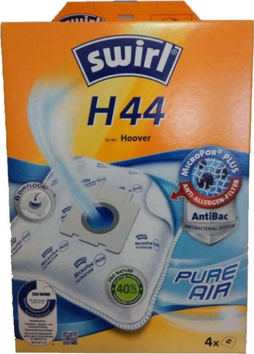 Swirl H44 Σακούλες Σκούπας 4τμχ