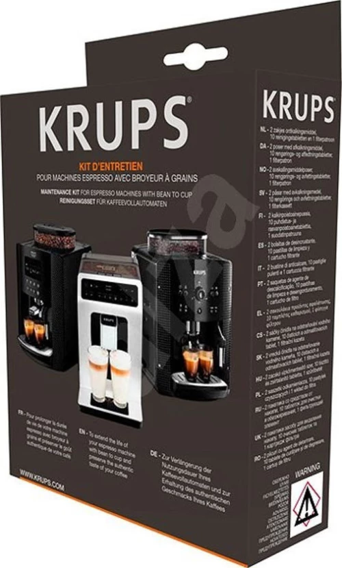 Krups XS530010 Καθαριστικό Αφαλάτωσης Καφετιέρας 3τμχ