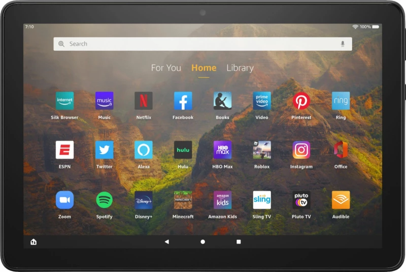 Amazon Fire HD 10 (2021) 10.1" Tablet με WiFi και Μνήμη 64GB Black