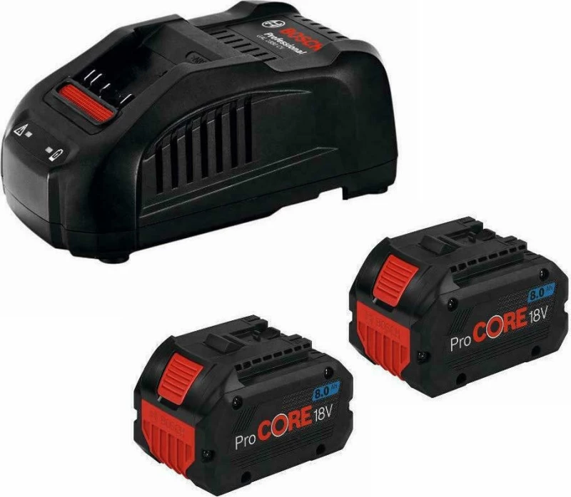 Bosch 1600A0214C Σετ 2 Μπαταρίες Λιθίου 18V 5.5Ah με Φορτιστή 14.4-18V