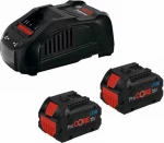 Bosch 1600A0214C Σετ 2 Μπαταρίες Λιθίου 18V 5.5Ah με Φορτιστή 14.4-18V