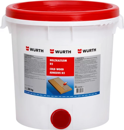 Wurth Ψυχρής Συγκόλλησης D2 Ξυλόκολλα 28kg