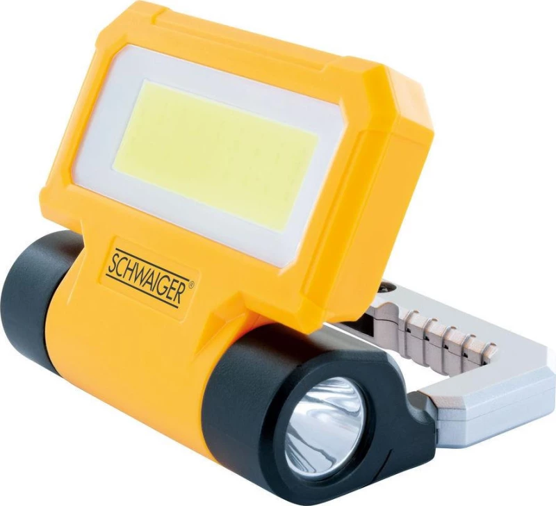Λάμπα Εργασίας LED Schwaiger with torch 300Lm Black/yellow