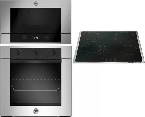 Bertazzoni Σετ F60 9 MOD E K X Φούρνος + P60 4V M1 LAG GNX Εστία + F38 3 MOD MW S X Μικροκυμάτων