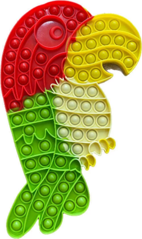 Pop It Fidget Παπαγάλος Πολύχρωμο