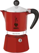 Bialetti Rainbow Μπρίκι Espresso 1cups Κόκκινο