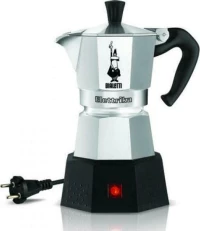 Bialetti Moka Elettrika 2 Μπρίκι Espresso 2cups Ασημί