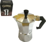 00201097 Μπρίκι Espresso 2cups Ασημί