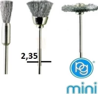 PG mini M.4020 Συρματοβουρτσάκια χαλύβδινα 3τεμ.