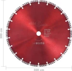 vidaXL Διαμαντόδισκος Κοπής Turbo Ατσάλινος 143223 300mm