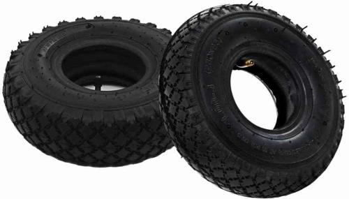 vidaXL Ρόδες 2 τεμ για Καρότσι 3.00-4 260x85 Καουτσούκ 142981
