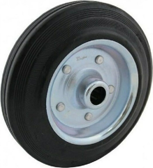 Ρόδα Χωρίς Βάση Μαύρη Φ125mm