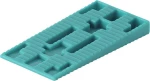 Wolfcraft Σφήνες Τοποθέτησης Laminate 40τμχ 6930000