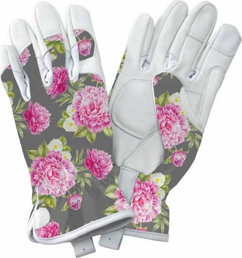Kent & Stowe Kent Stowe Peony Grey Δερμάτινα Γάντια Κηπουρικής - Small