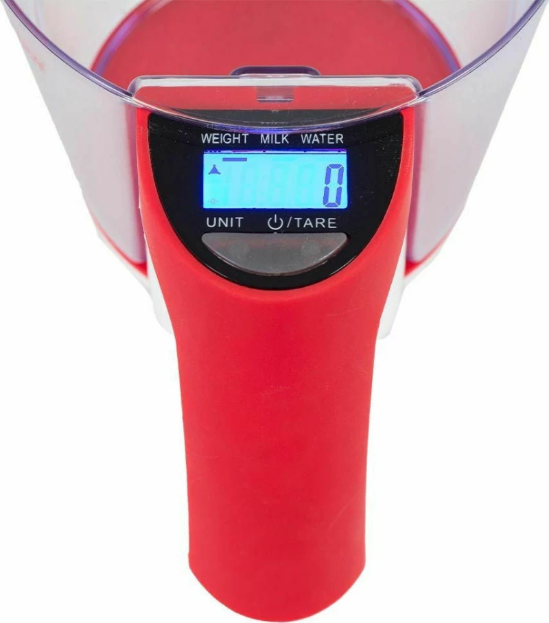 Zilan ZLN7788-RED Ψηφιακή Ζυγαριά Κουζίνας 1.2kg Μεζούρα