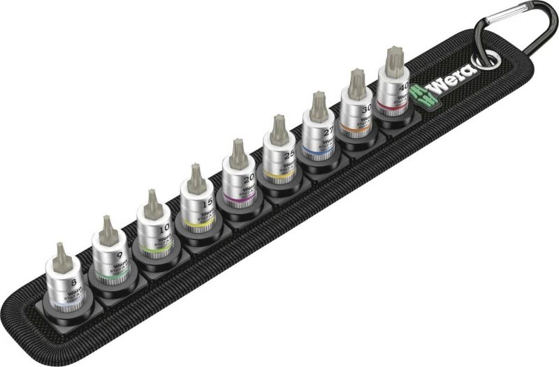 Wera Σετ Καρυδάκια 1/4" Belt A 3 Torx HF Zyklop 05003882001 9τμχ