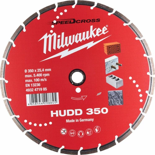 Milwaukee Speedcross Διαμαντόδισκοι HUDD 4932471985 350mm