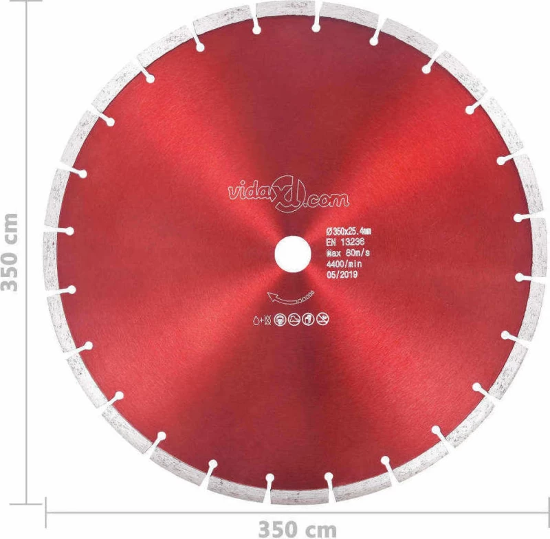 vidaXL Διαμαντόδισκος Κοπής Ατσάλινος 143244 150mm