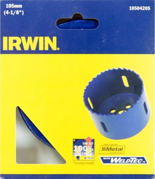 Irwin Ποτηροτρύπανο Μετάλλου/Ξύλου 10504205 105mm