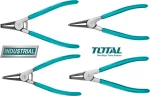Total Ασφαλειοτσιμπίδες Μινι Total 5" Σετ 4 Τεμαχίων ( Thtj214041 )