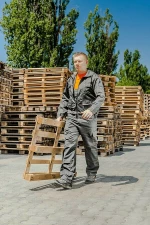 Neo Tools Μπουφάν Εργασίας Γκρι