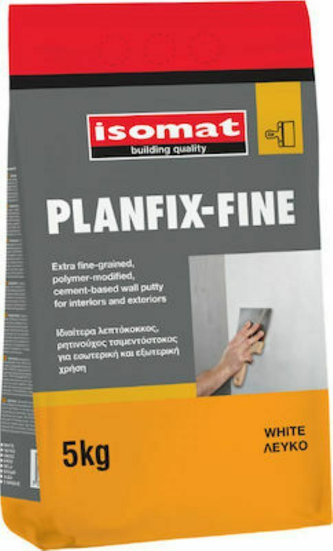 Isomat Ρητινούχος Τσιμεντόστοκος Λεπτόκοκκος Planfix Fine 5kg