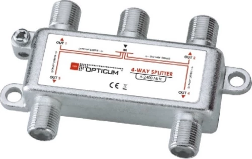 Διακλαδωτής Κεραίας Opticum 4-Way